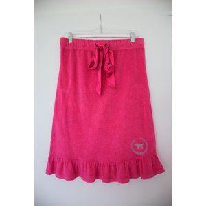 Victoria's Secret PINK Terry Cloth Beach Cover-up Dress Univ. of Pink